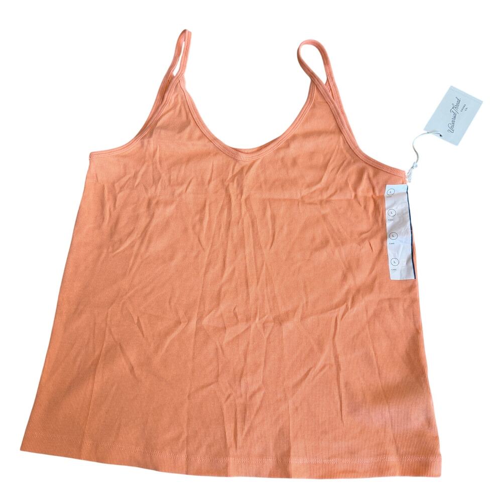Universal Thread Women's Coral Orange Slim Fit Camisole Tank Top - Large - NWT